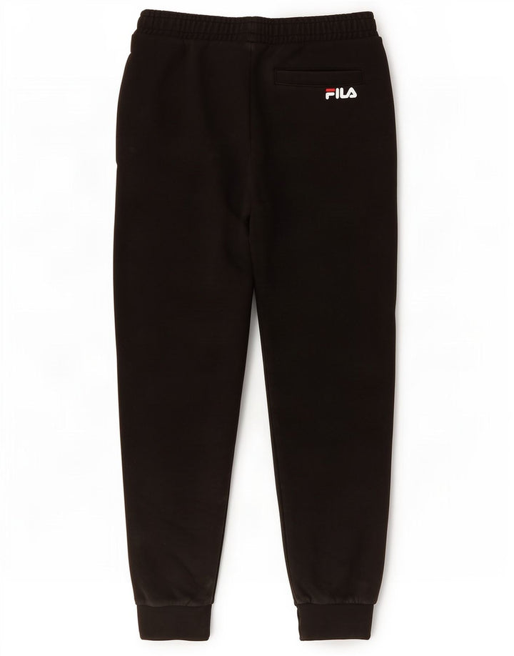 Ανδρική φόρμα γραφική Fila Παντελόνι Joggers Μεσαίο μαύρο βαμβακερό