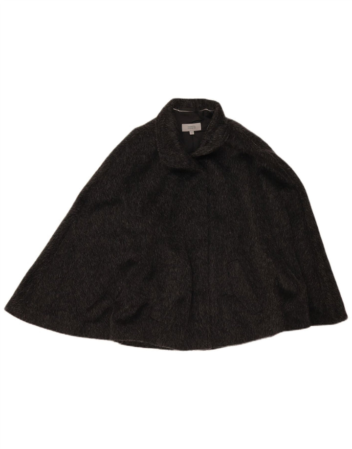 Marks & Spencer Γυναικείο Παλτό Cape UK 10 Small Grey