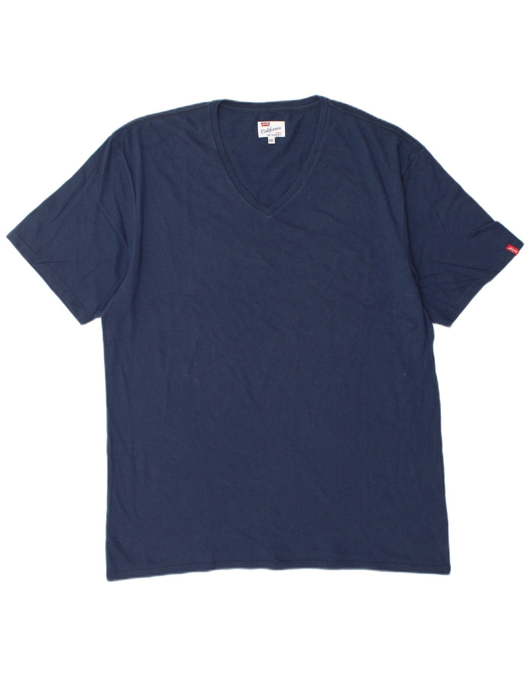Ανδρικό T-Shirt LEVI'S Top 2XL Navy Blue Cotton