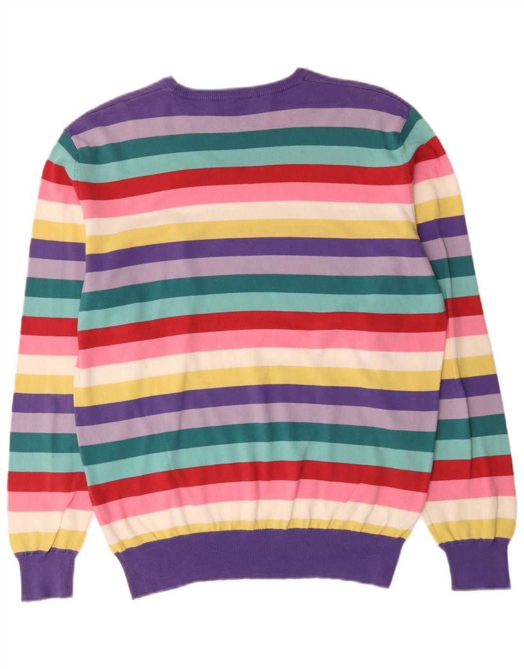 Ανδρικό πουλόβερ Brooksfield Crew Neck Jumper IT 52 Μεγάλο πολύχρωμο ριγέ