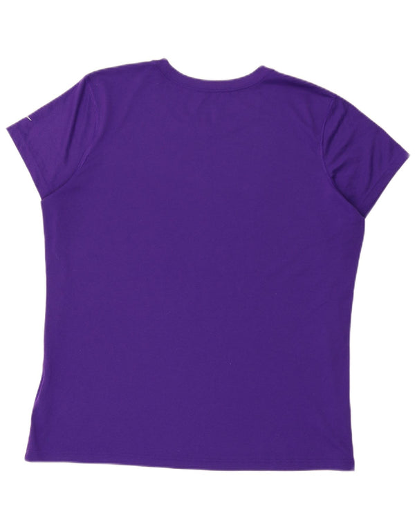 Ανδρικό T-Shirt Nike με γραφικό Dri Fit Top XL Purple Polyester
