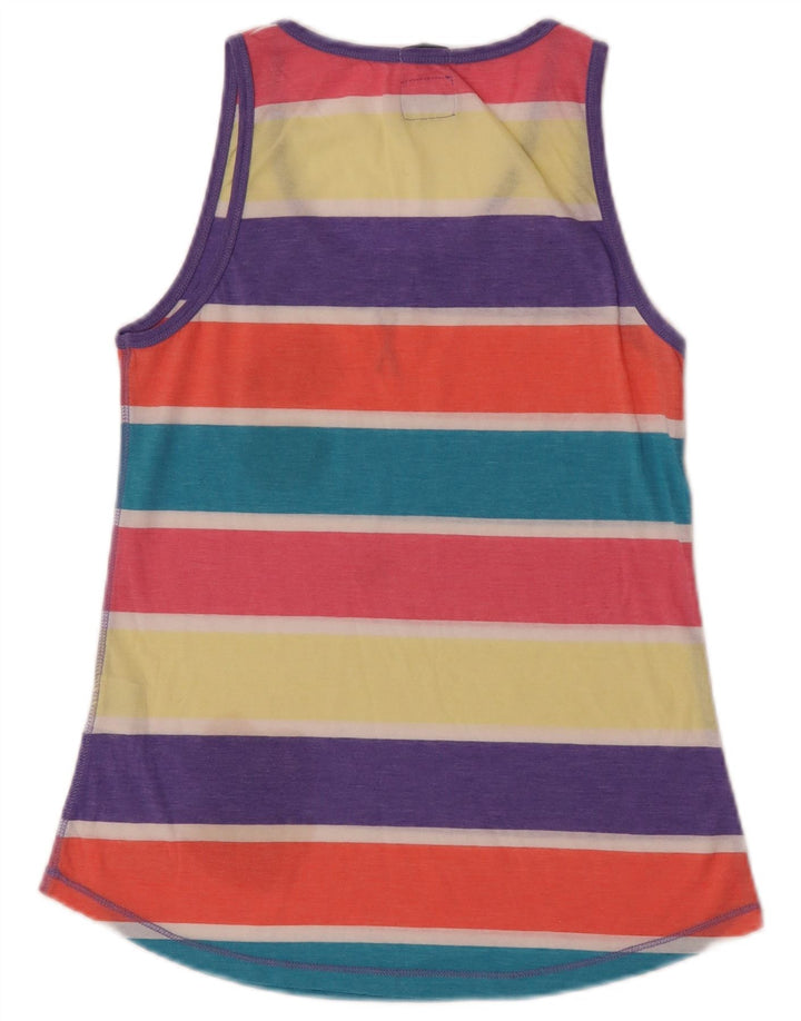 Superdry γυναικείο γιλέκο τοπ UK 12 μεσαίο πολύχρωμο ριγέ πολυεστέρα