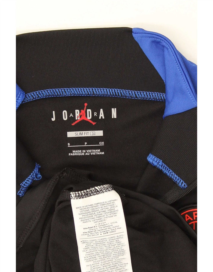 Jordan Ανδρικό Slim Fit Graphic Top Μακρυμάνικο Μικρό Μαύρο