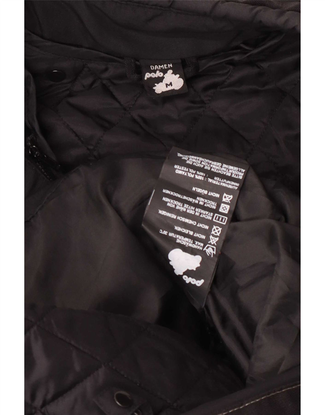 Γυναικείο μπουφάν POLO Racer UK 14 Medium Black Colourblock