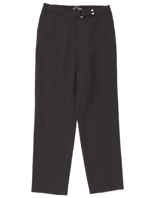Marks & Spencer Γυναικείο ίσιο παντελόνι Chino UK 10 Small W28 L28 Black