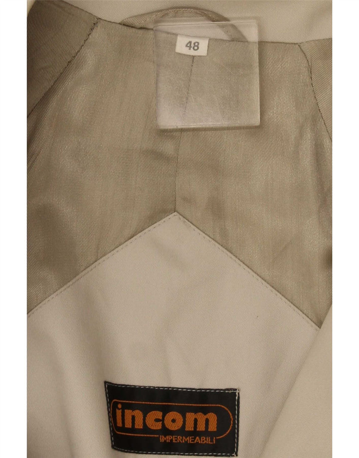 Incom Ανδρική καμπαρντίνα με διπλό στήθος IT 48 Medium Grey