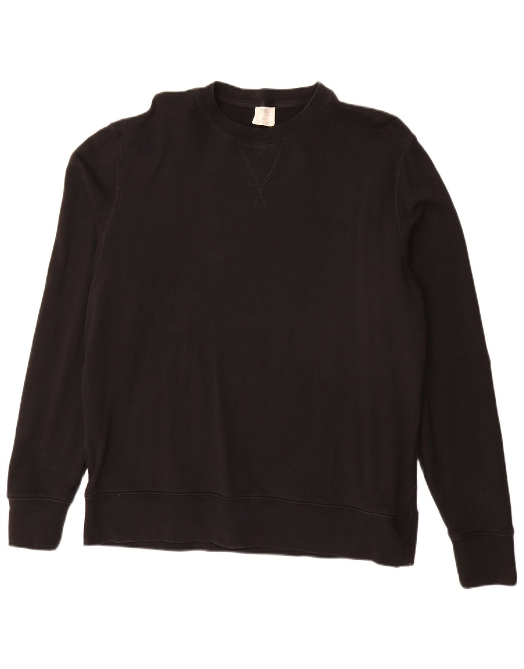 Ανδρικό φούτερ Marks & Spencer Jumper XL Μαύρο βαμβακερό