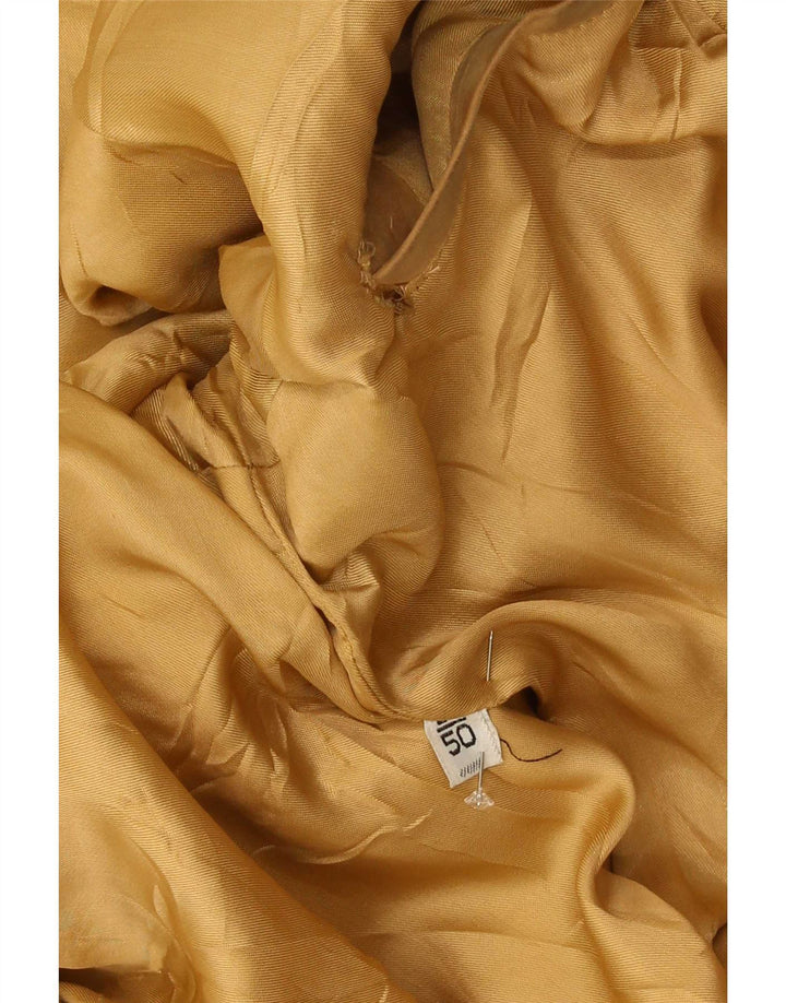 Vintage Ανδρικό Suede Bomber Jacket IT 50 Large Beige