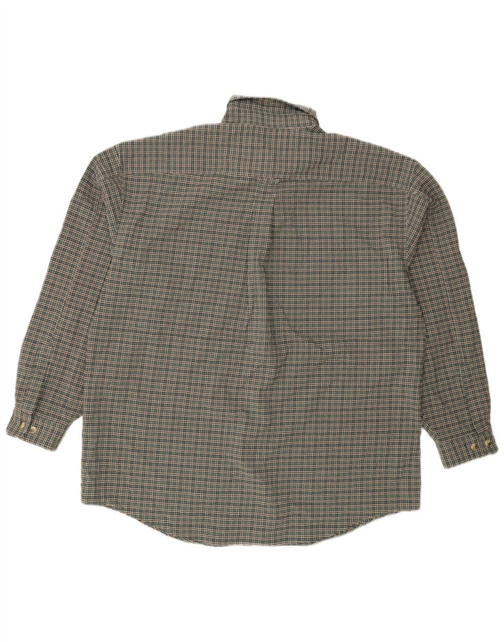 Ανδρικό φανελένιο πουκάμισο L.L.Bean XL Green Check Polyester