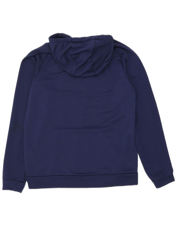 Ανδρικό γραφικό κουκούλα Nike Dri Fit Medium Navy Blue Polyester