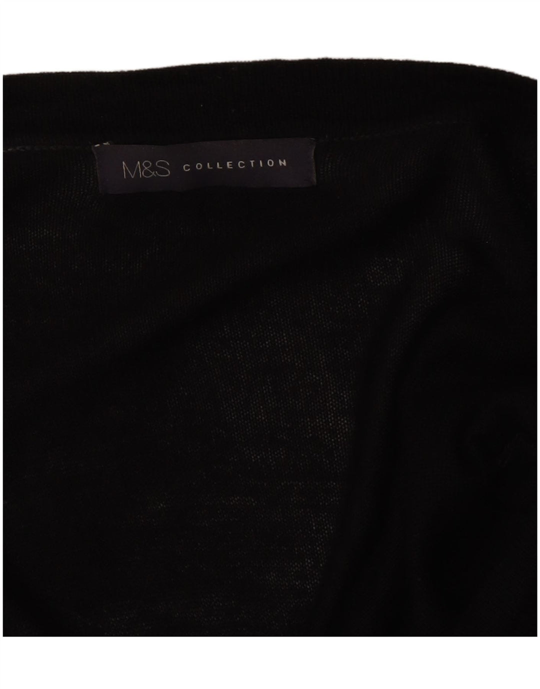 Marks & Spencer Γυναικεία ανοιχτή ζακέτα πουλόβερ UK 14 Medium Black