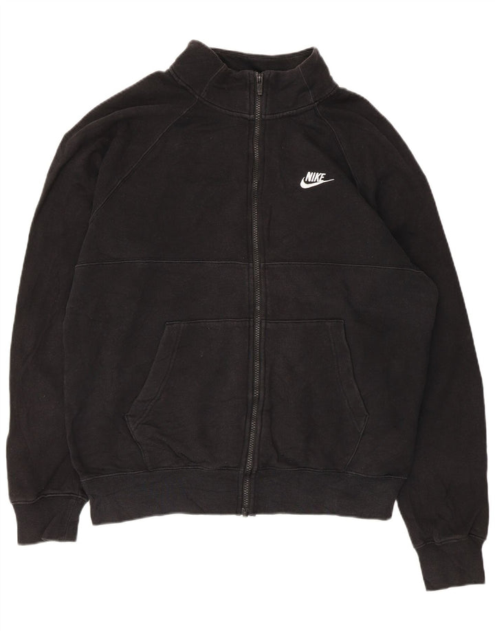 Ανδρική φόρμα Nike Μπουφάν μεσαίο μαύρο βαμβακερό