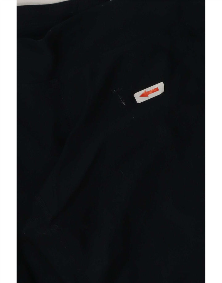 Γυναικεία κολάν Nike Dri Fit Capri UK 10 Small Navy Blue Polyester