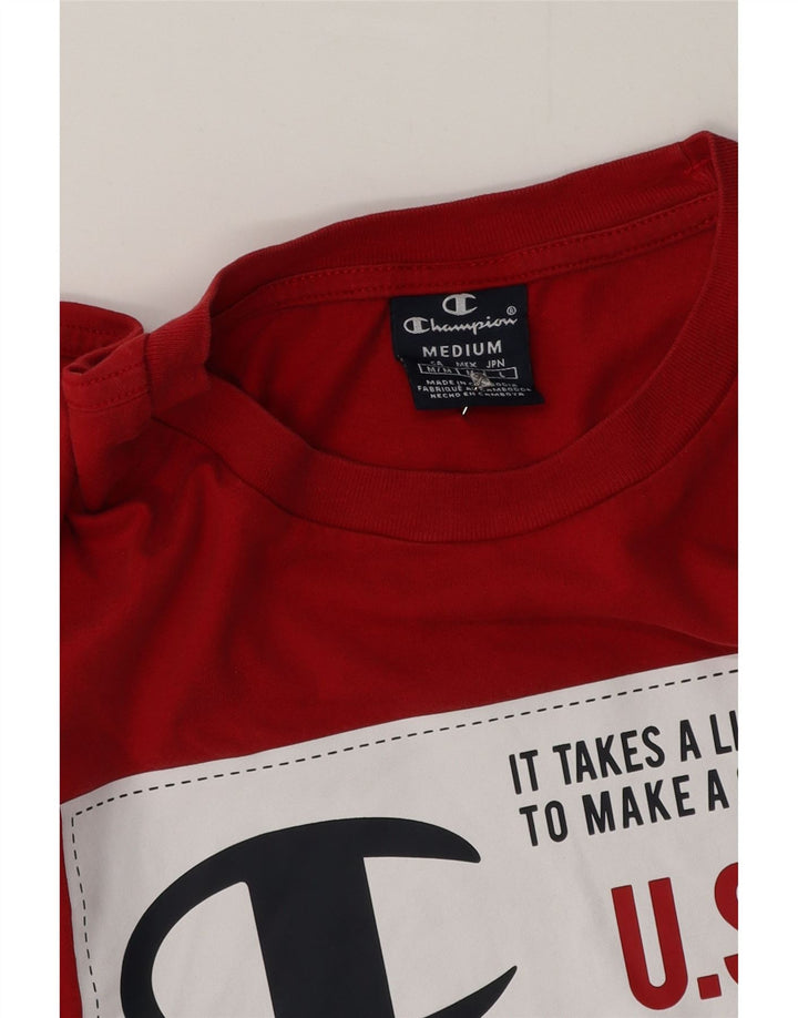 Ανδρικό T-Shirt Champion Graphic Top Medium Red