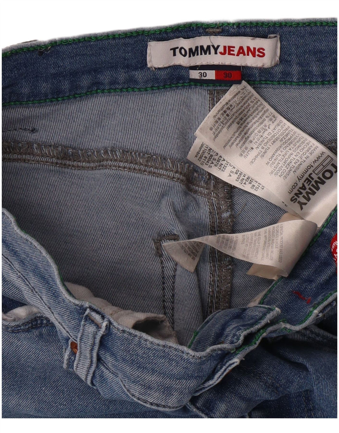 TOMMY HILFIGER Γυναικείο Skinny Jeans W30 L30 Μπλε Βαμβακερό