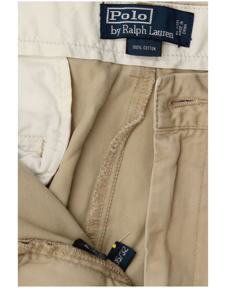 POLO RALPH LAUREN Ανδρικό ίσιο παντελόνι Chino W35 L30 Μπεζ βαμβακερό