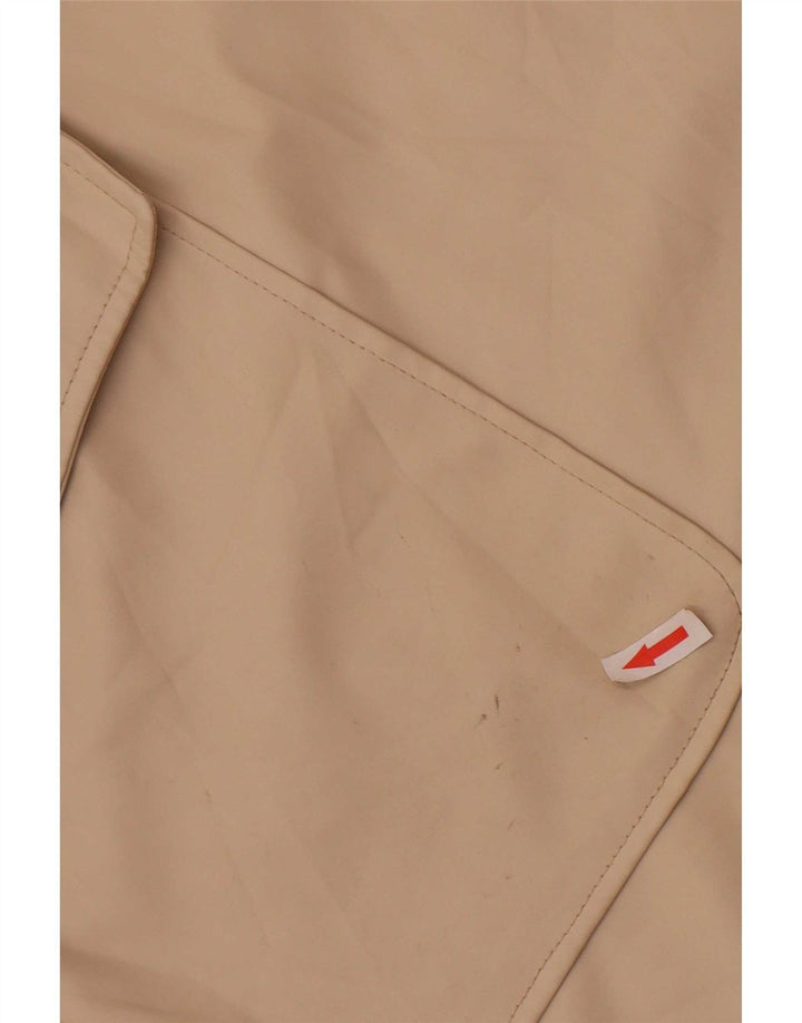 Zara Γυναικείο μπουφάν Parka με κουκούλα UK 18 XL Beige Polyester