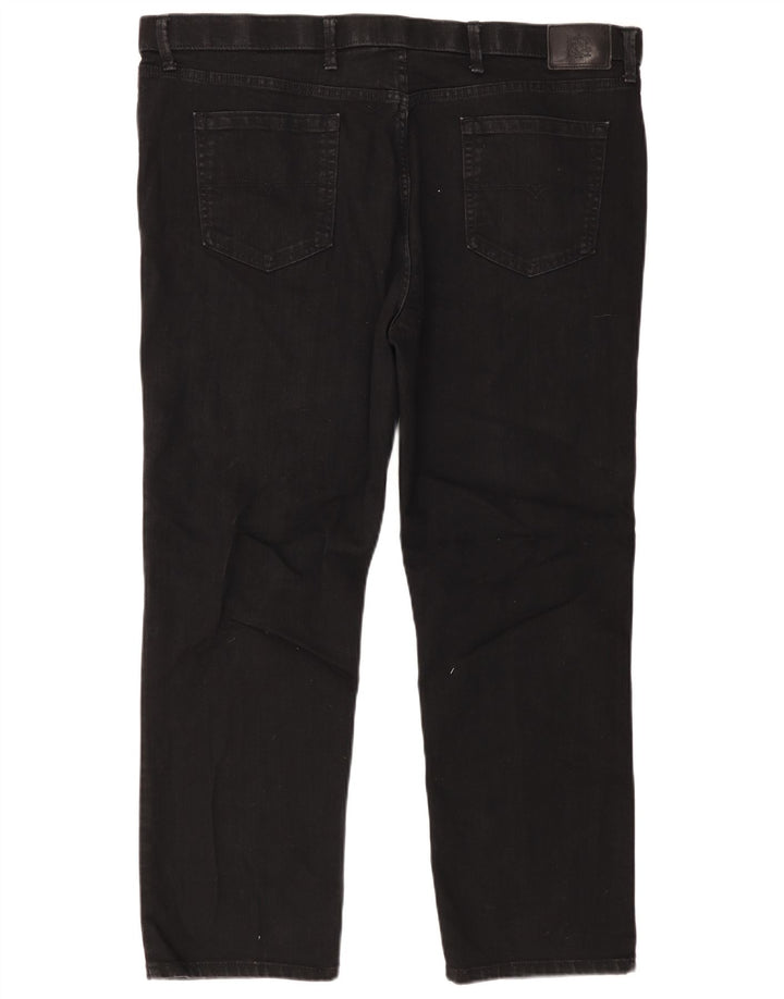 Ανδρικό τζιν ίσιο Marks & Spencer Regular Fit W44 L29 Μαύρο βαμβακερό