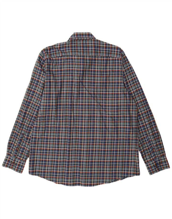 Ανδρικό Stretch πουκάμισο Lerros XL Navy Blue Check