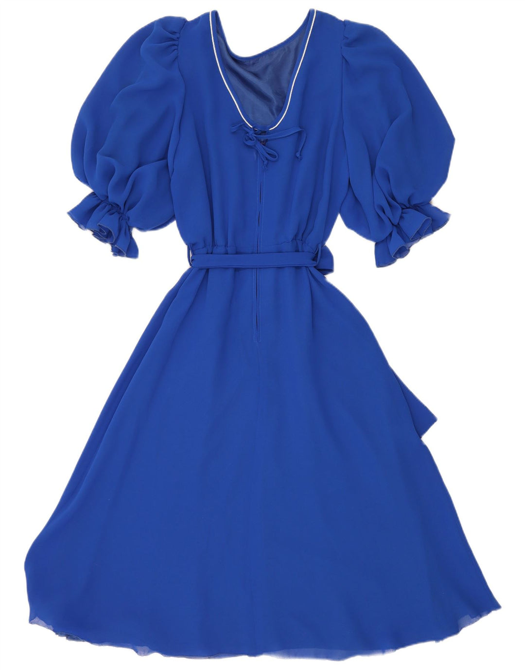Vintage Γυναικείο Φόρεμα A-Line IT 40 Small Blue Polyester