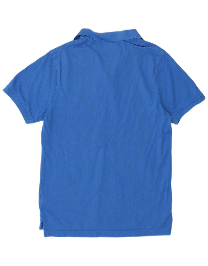 Tommy Hilfiger Ανδρικό πουκάμισο Polo Slim Fit μεγάλο μπλε βαμβακερό