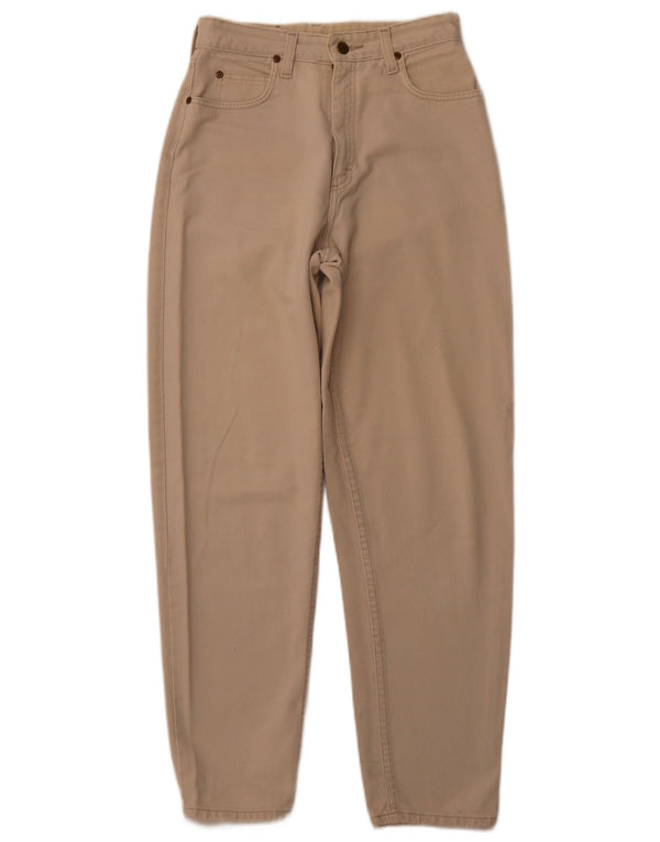 Γυναικείο ψηλόμεσο τζιν LEE κωνικό W26 L28 Μπεζ