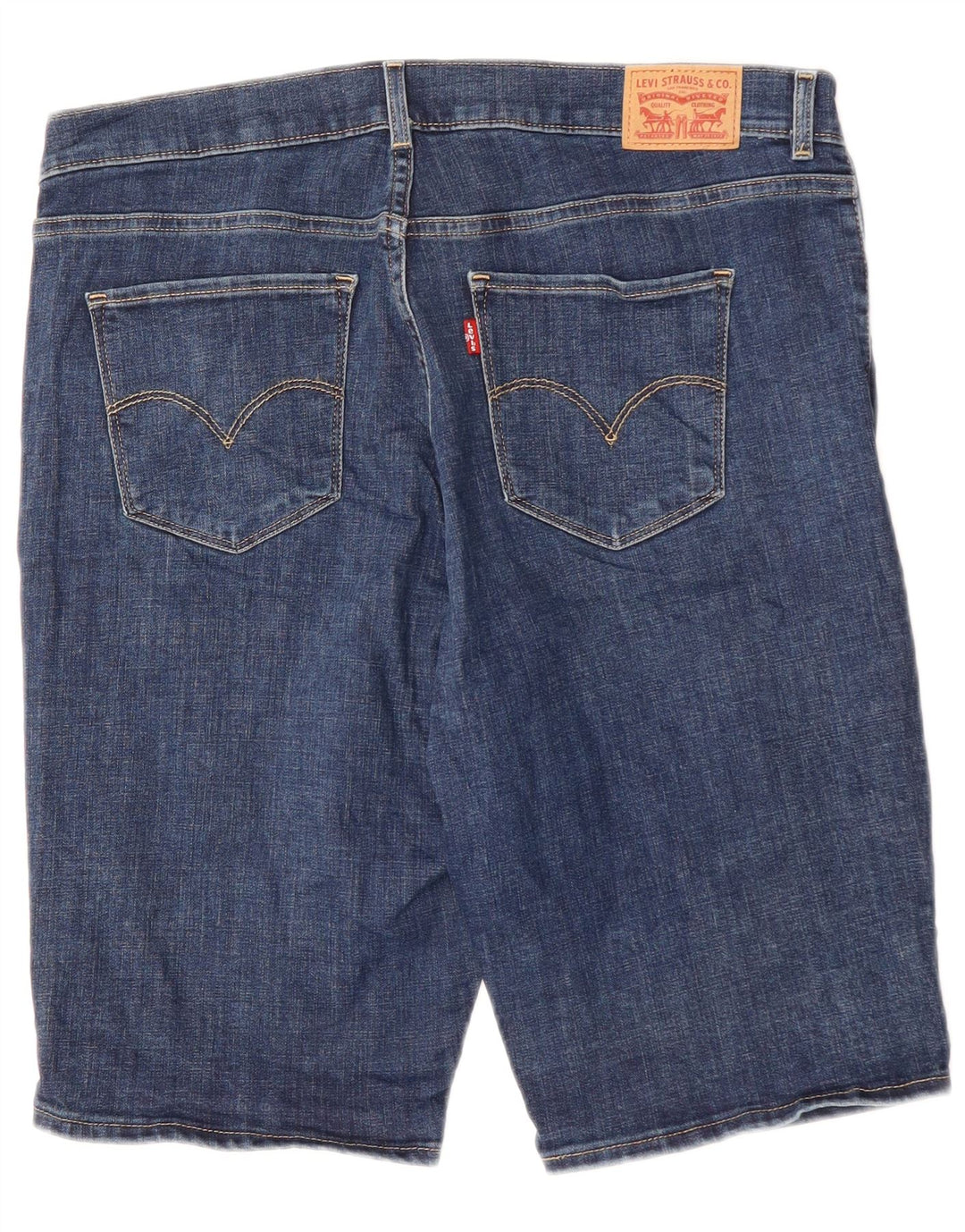 Γυναικείο τζιν βερμούδα Levi's W32 μεσαίο μπλε βαμβακερό