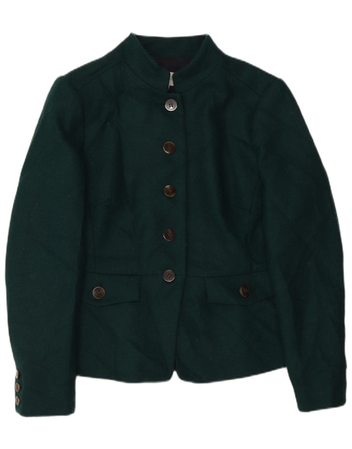 Hobbs Γυναικείο σακάκι με 5 κουμπιά UK 14 Large Green Wool