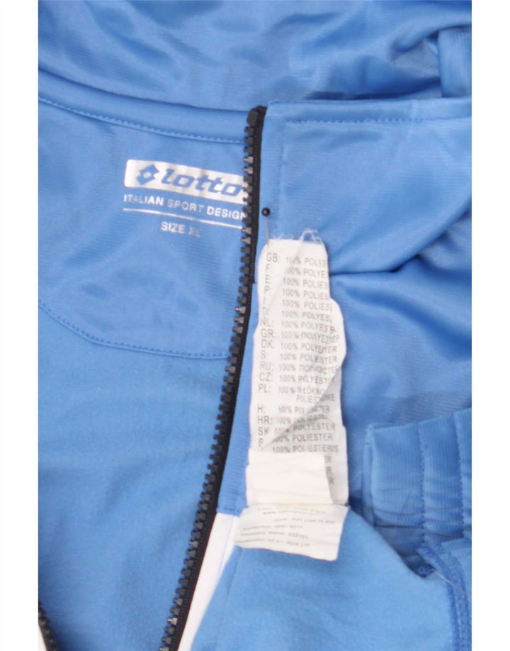 Ανδρική φόρμα Lotto Top Jacket XL Blue Colourblock Polyester