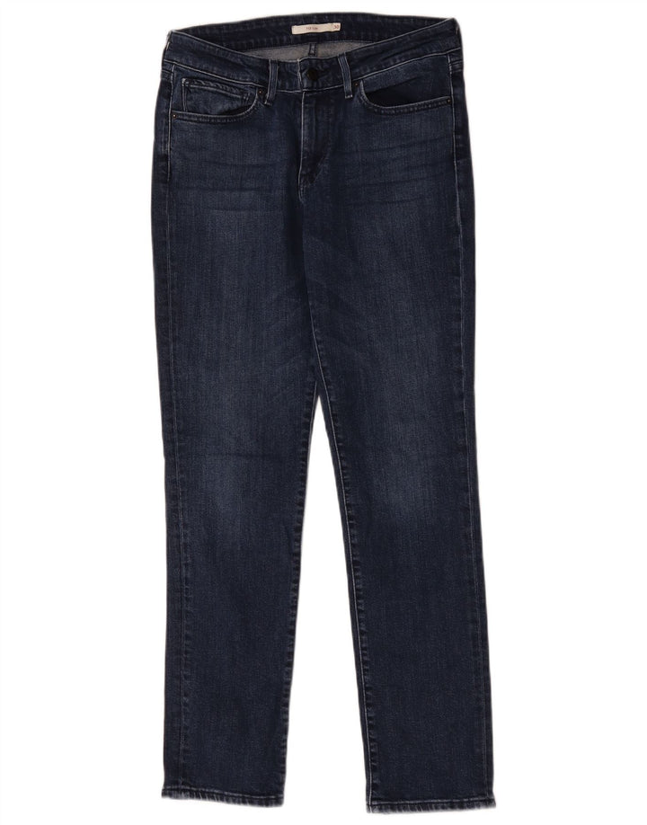 Levi's Womens 712 Slim Jeans W30 L30 Navy Blue Cotton