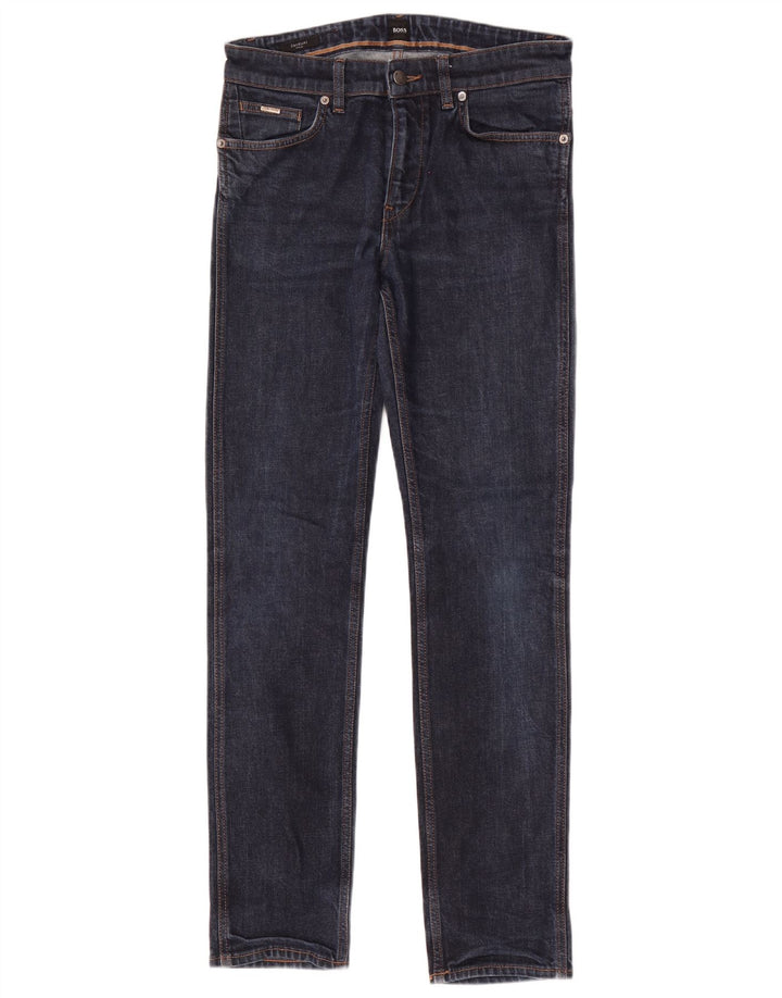 Ανδρικό Stretch Slim Jeans Hugo Boss W30 L32 Μπλε βαμβακερό