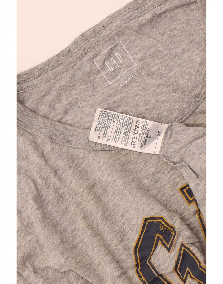 Ανδρικό γραφικό μπλουζάκι Gap Top Large Grey