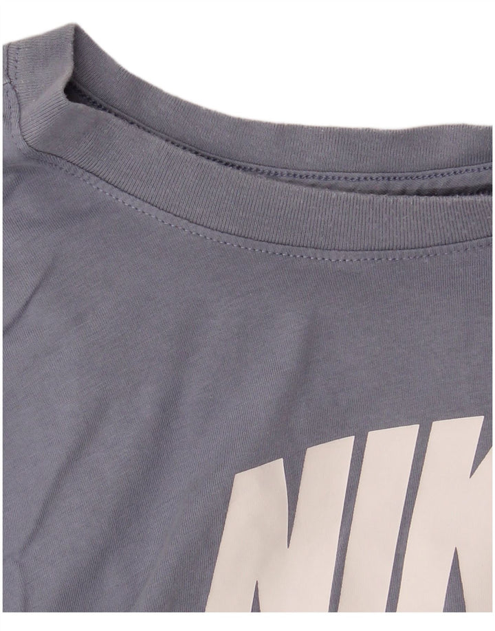 Ανδρικό γραφικό μπλουζάκι Nike XL Μπλε βαμβακερό