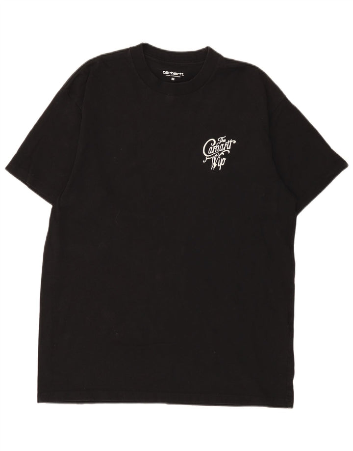 Ανδρικό γραφικό T-Shirt Carhartt Top Μεσαίο μαύρο βαμβακερό