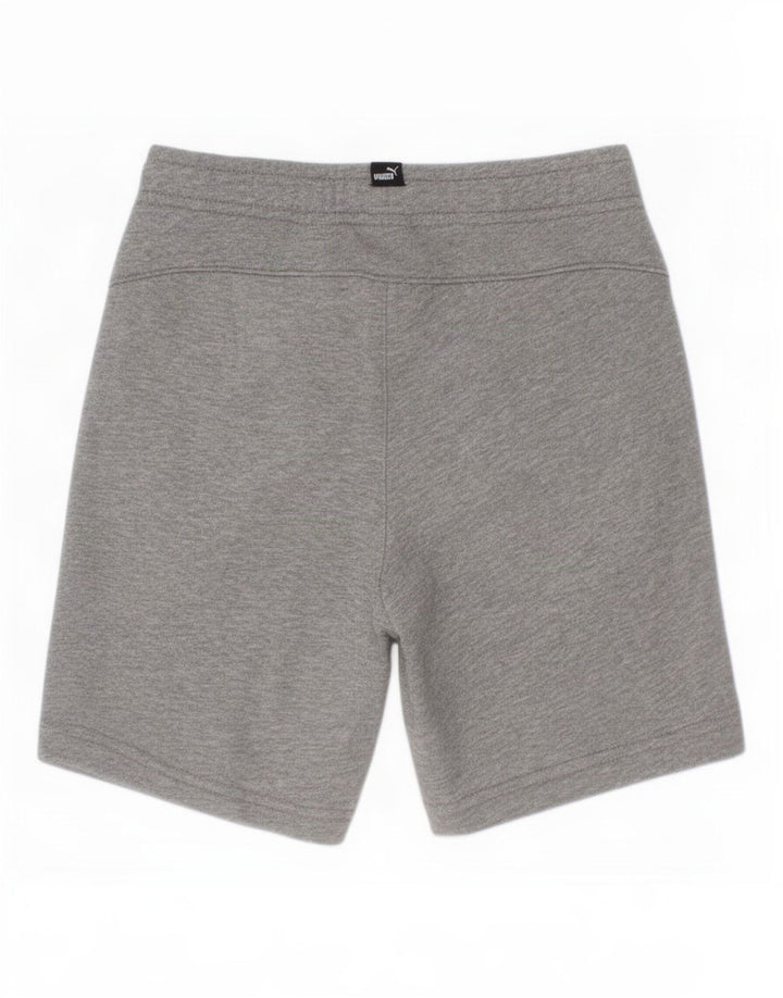 Puma Boys Sport σορτς 7-8 ετών Γκρι βαμβακερό