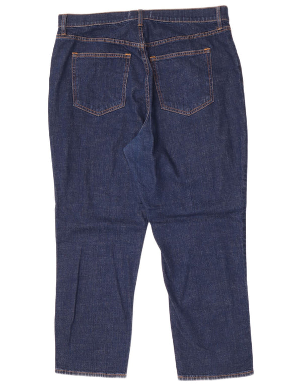 Abercrombie & Fitch Womens Curve Straight Jeans US 16 2XL W33 L27 Blue
