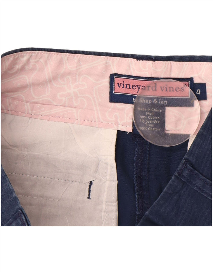 Vineyard Vines Γυναικεία Μίνι Φούστα US 4 Small W30 Navy Blue Cotton