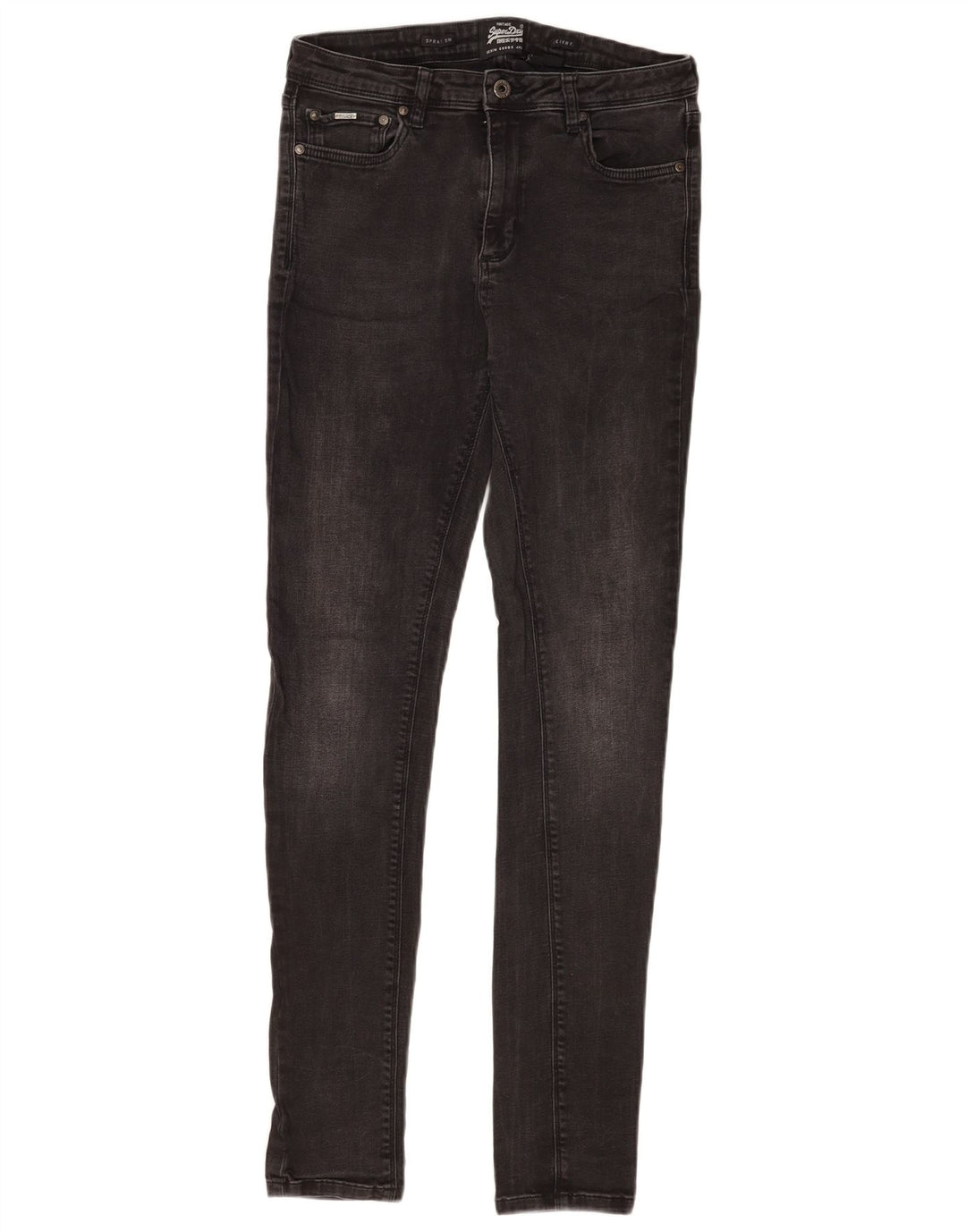 Superdry Γυναικείο Skinny Jeans W32 L34 Γκρι βαμβακερό
