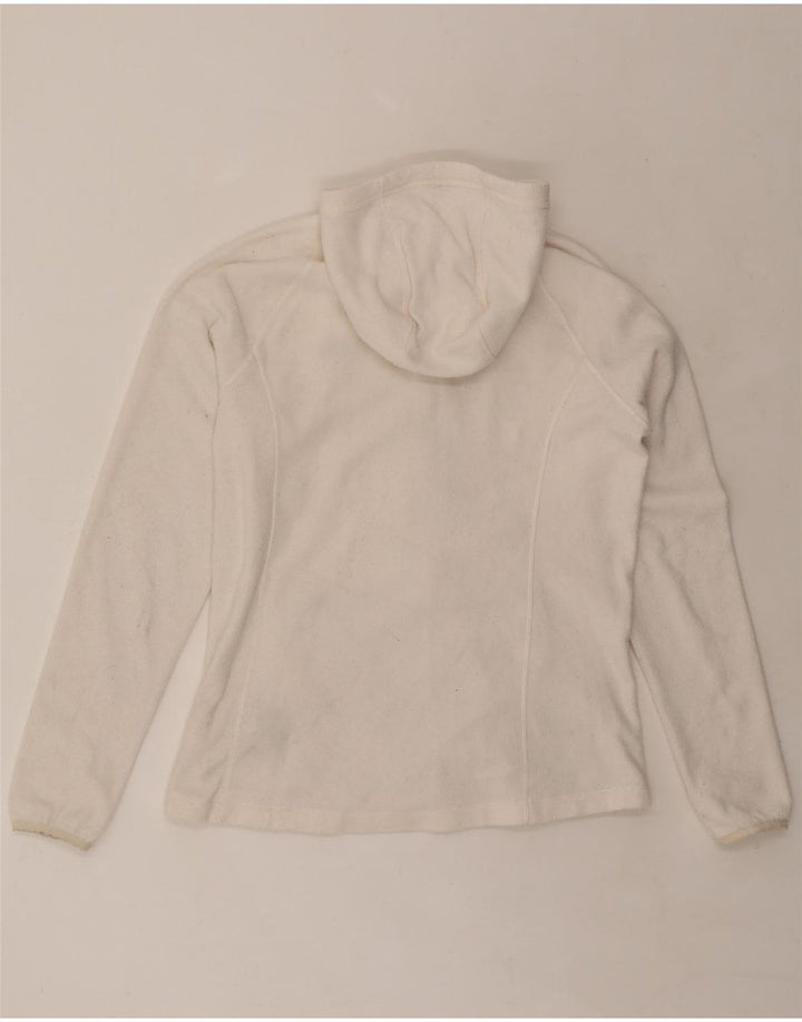 THE NORTH FACE Γυναικείο Fleece Jacket με κουκούλα UK 16 Large White Polyester