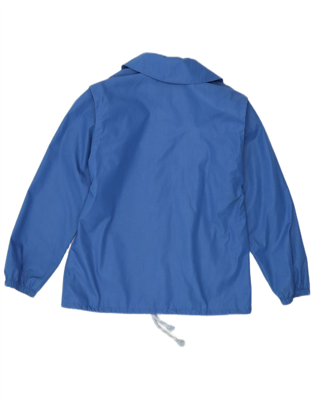 VINTAGE Γυναικείο Bomber Jacket UK 12 Medium Blue Polyester