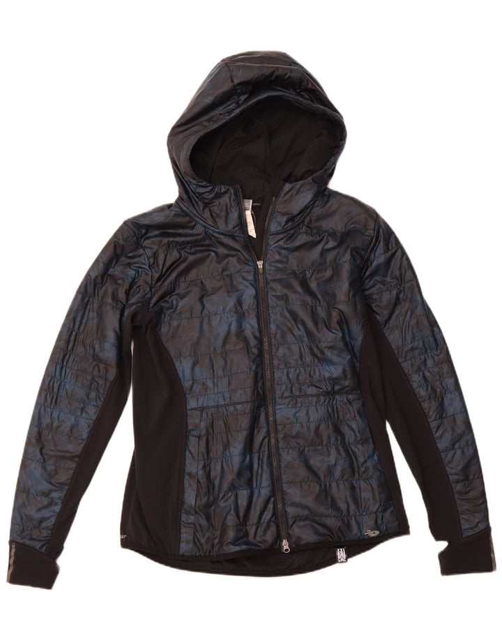 Γυναικεία αθλητική φόρμα NEW BALANCE Top Jacket UK 14 Medium Black Colourblock