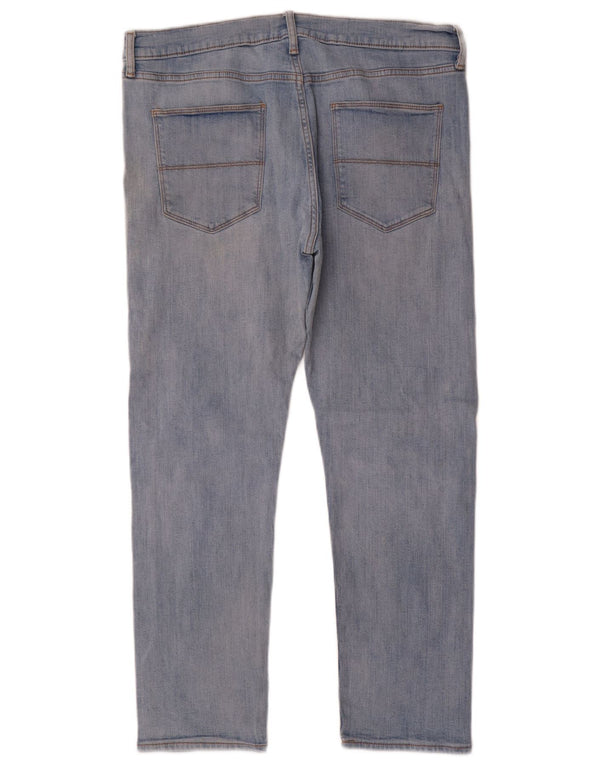Marks & Spencer Ανδρικό Slim Jeans W36 L29 Μπλε βαμβακερό