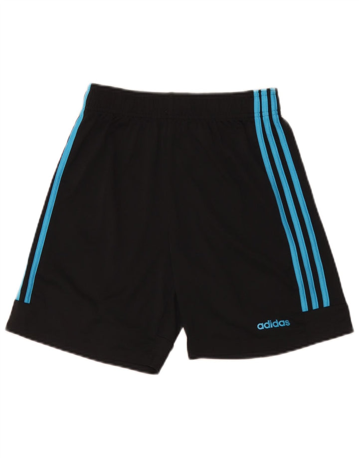 Adidas Boys Climalite σορτς 13-14 ετών μαύρο πολυεστέρα