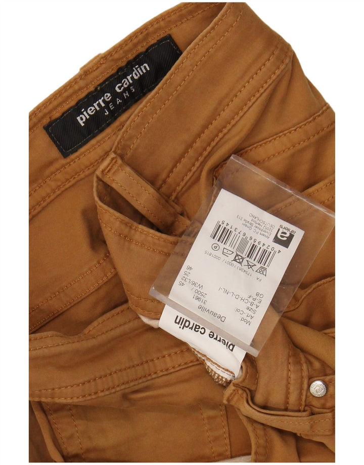 PIERRE CARDIN Ανδρικό ίσιο casual παντελόνι W36 L32 Μπεζ βαμβακερό