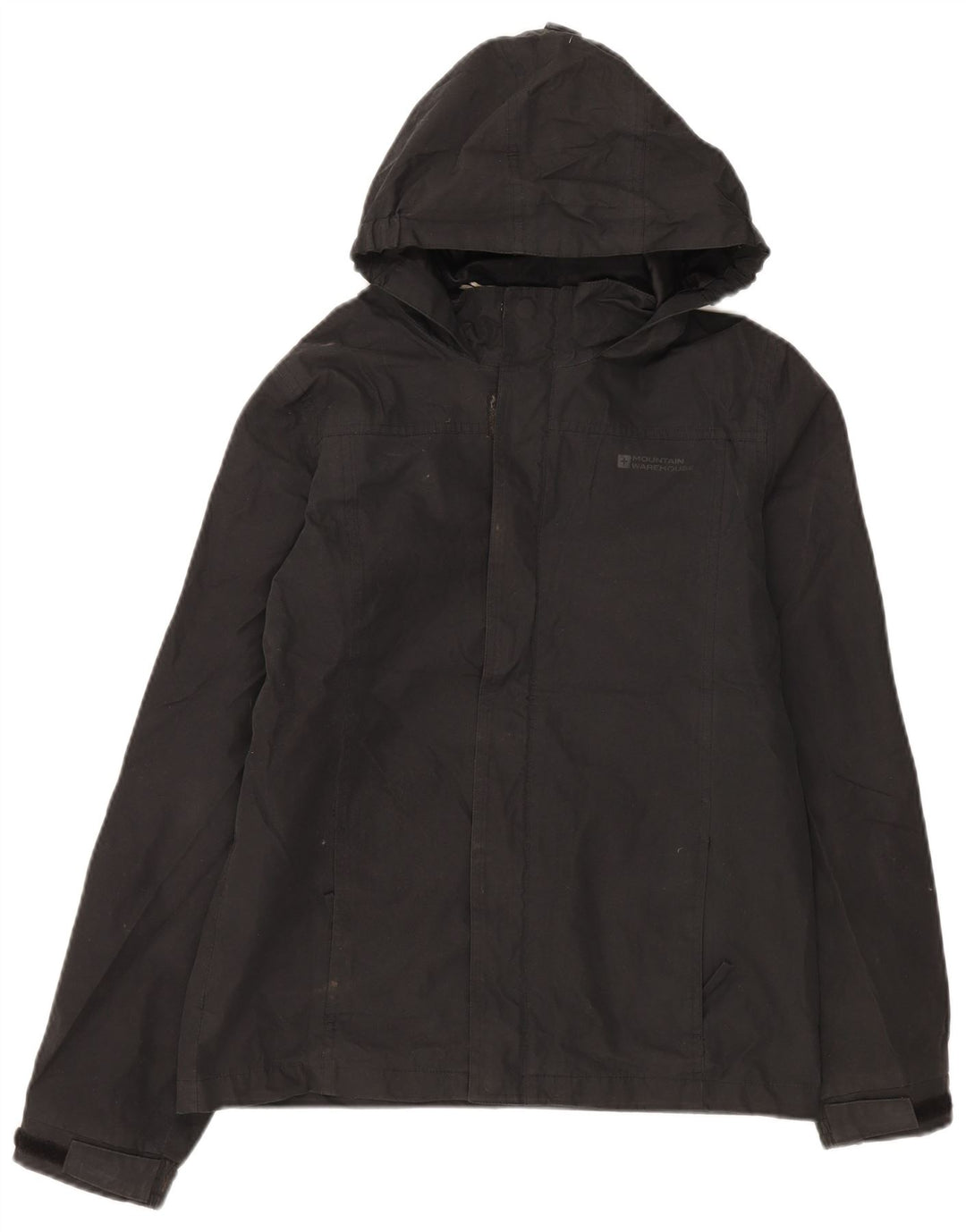 Mountain Warehouse Boys Hooded Windbreaker Jacket 12-13 Years Μαύρο