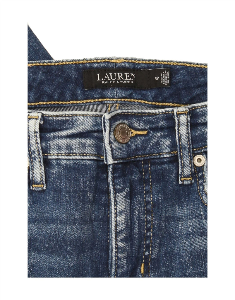 RALPH LAUREN Womens Slim Jeans US 4 Small W28 L26 Blue Cotton Vintage Ralph Lauren and Second-Hand Ralph Lauren from Messina Hembry 