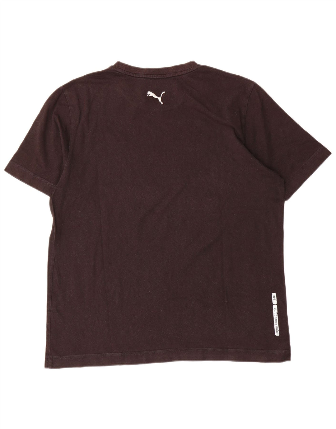 Ανδρικό γραφικό μπλουζάκι Puma Top μεγάλο καφέ βαμβακερό