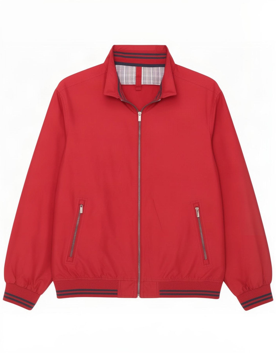 James Pringle Ανδρικό Bomber Jacket UK 40 Large Red Polyester