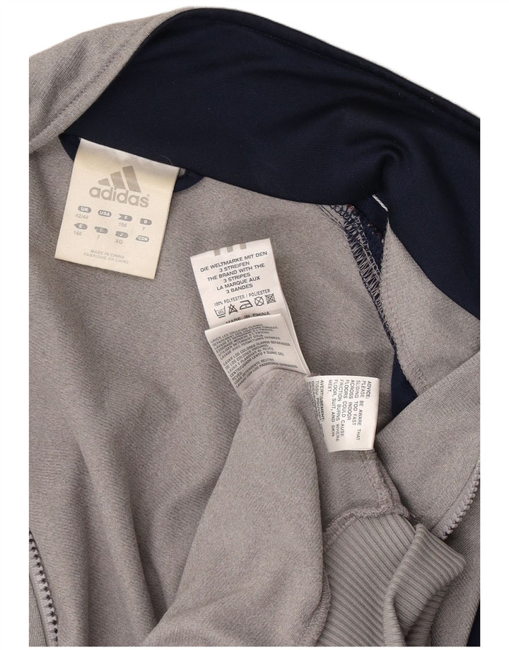 Ανδρική φόρμα Adidas Top Jacket UK 42/44 Large Grey Colourblock Polyester