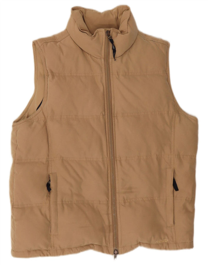 Musto Γυναικείο Oversized padded Gilet UK 10 Small Beige Polyester